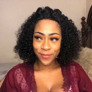 Kinky Curly Human Hair Wig 😍